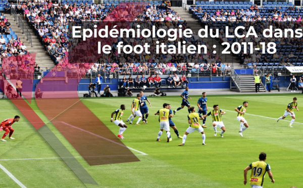 Epidémiologie du LCA dans le foot italien : 2011-18