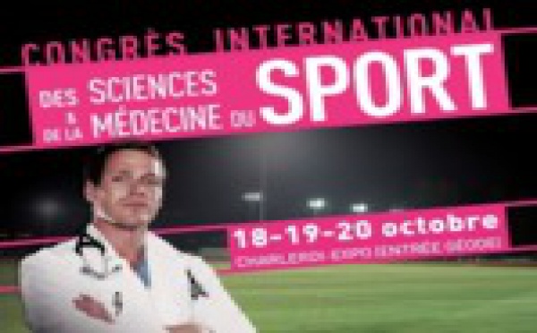 Congrès en médecine et kinésithérapie du sport à Charleroi 18 19 20 octobre 2012
