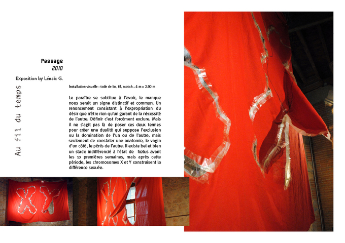 Exposition : Au fil du temps.