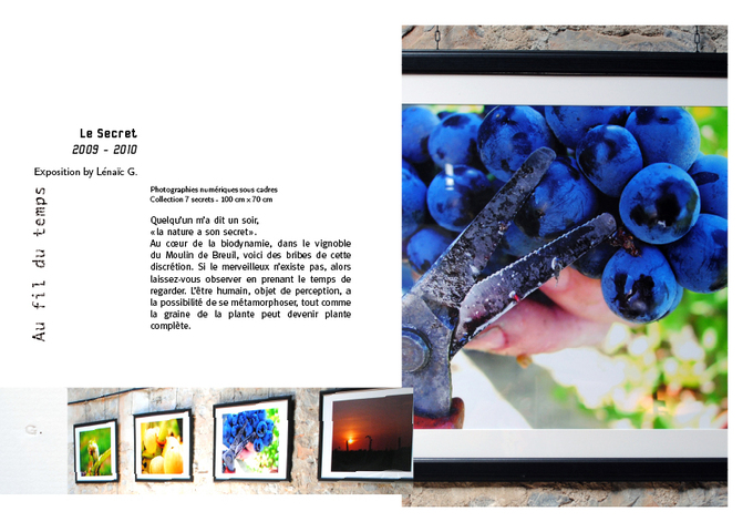 Exposition : Au fil du temps.