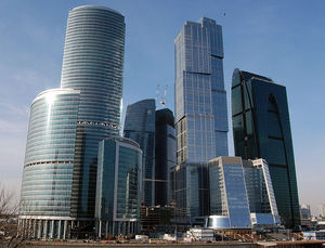 Le nouveau quartier des affaire à Moscou