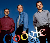 les fondateurs et le pdg de google