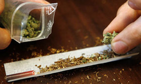 mélange de cannabis et de tabac