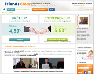 FriendsClear, financement participatif de projets
