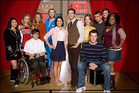 Les acteurs de la série Glee
