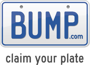 bump, reseau social plaque immatriculation