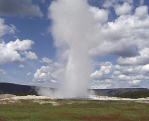 Les geysers, spectacles naturels