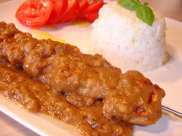 recette : poulet sauce satay