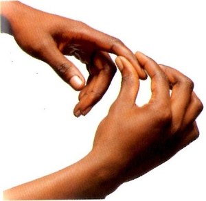 auto-massage doigt main