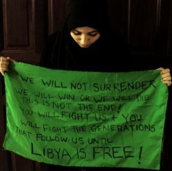Protestation en Lybie