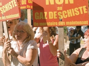 gaz de schiste, manifestation en Ardèche