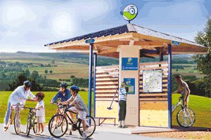 la station service pour vélo