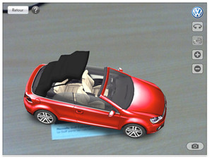 Nouvelle Golf Cabriolet, l’expérience 3D