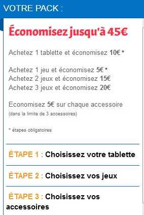 VTech Jouets : économisez 45€ sur l'achat des tablettes enfants Storio