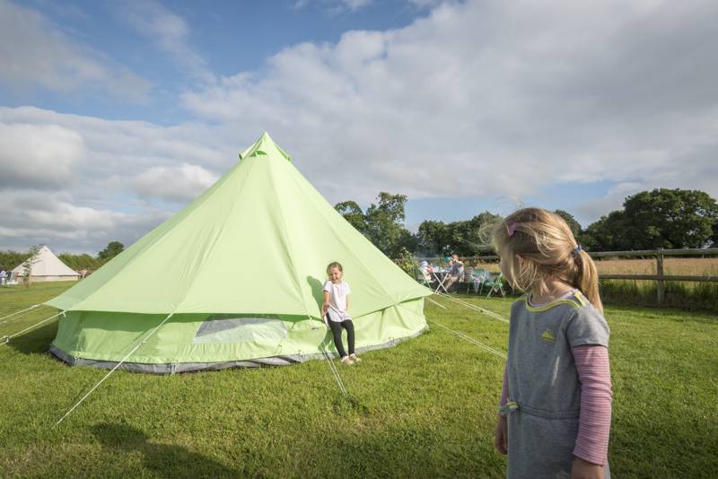 le camping en toile de tente