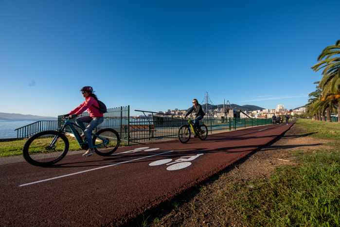 Une nouvelle piste cyclable à Ajaccio Une nouvelle piste cyclable à Ajaccio