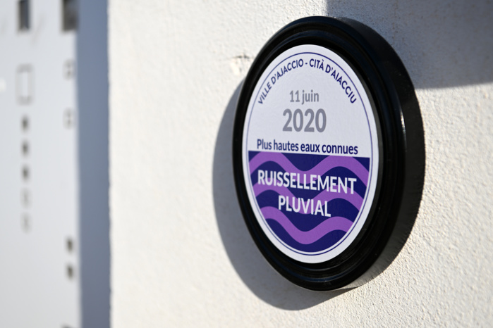 Les repères de crues sur la commune d'Ajaccio Les repères de crues sur la commune d'Ajaccio