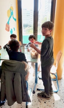 Les écoliers en rang contre le gaspillage alimentaire Les écoliers en rang contre le gaspillage alimentaire