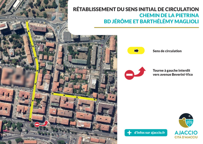 Pietrina, bd Maglioli et rue Bonardi : on change de sens de circulation pour plus de sécurité