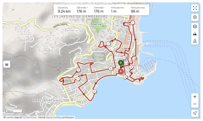 Parcours de l'édition 2023 Parcours de l'édition 2023