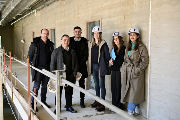 Visite de chantier du CONSERVATOIRE HENRI TOMASI