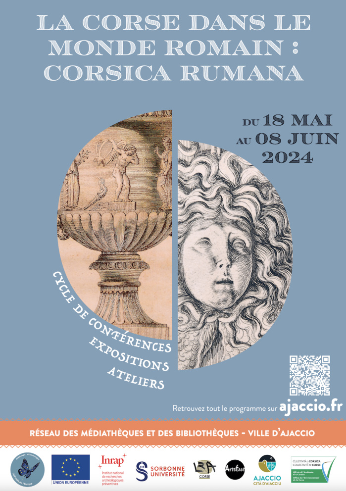 Le mois de l’archéologie : la Corse dans le monde romain, Corsica rumana du 18 mai au 08 juin 2024 Le mois de l’archéologie : la Corse dans le monde romain, Corsica rumana du 18 mai au 08 juin 2024