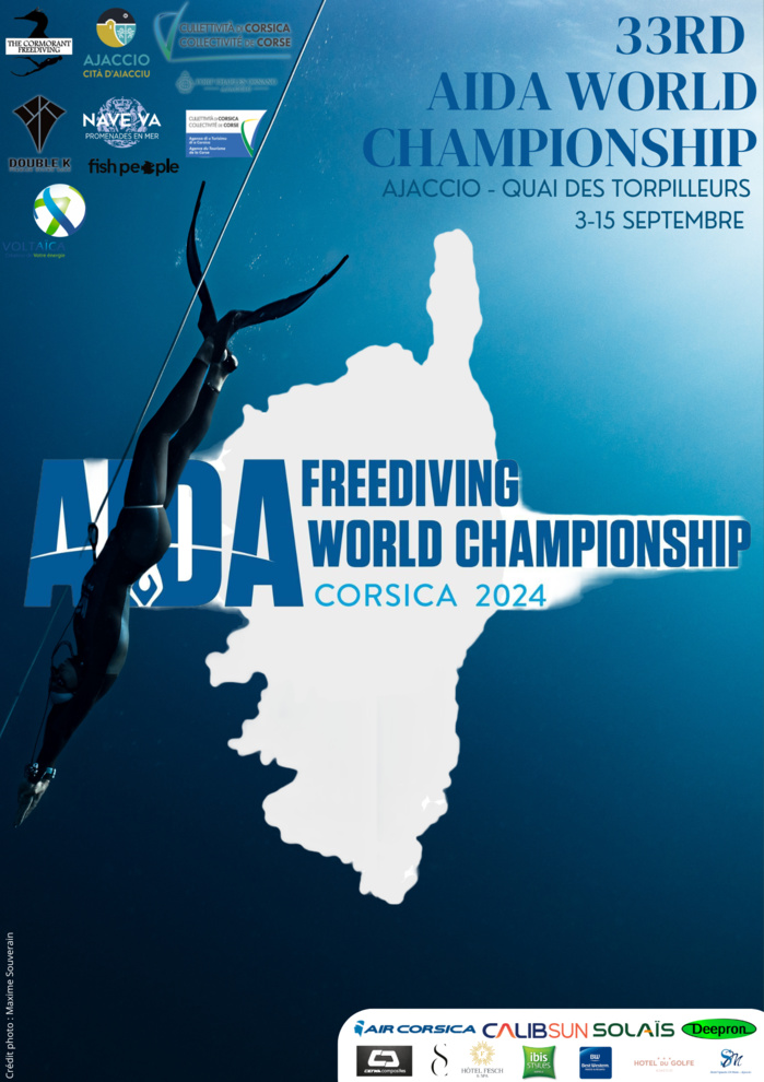 Ajaccio accueille le 33rd AIDA Freediving world championship