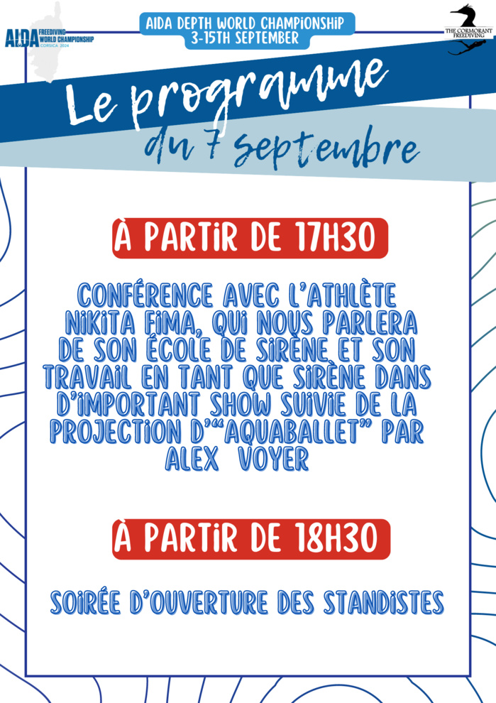 Ajaccio accueille le 33rd AIDA Freediving world championship