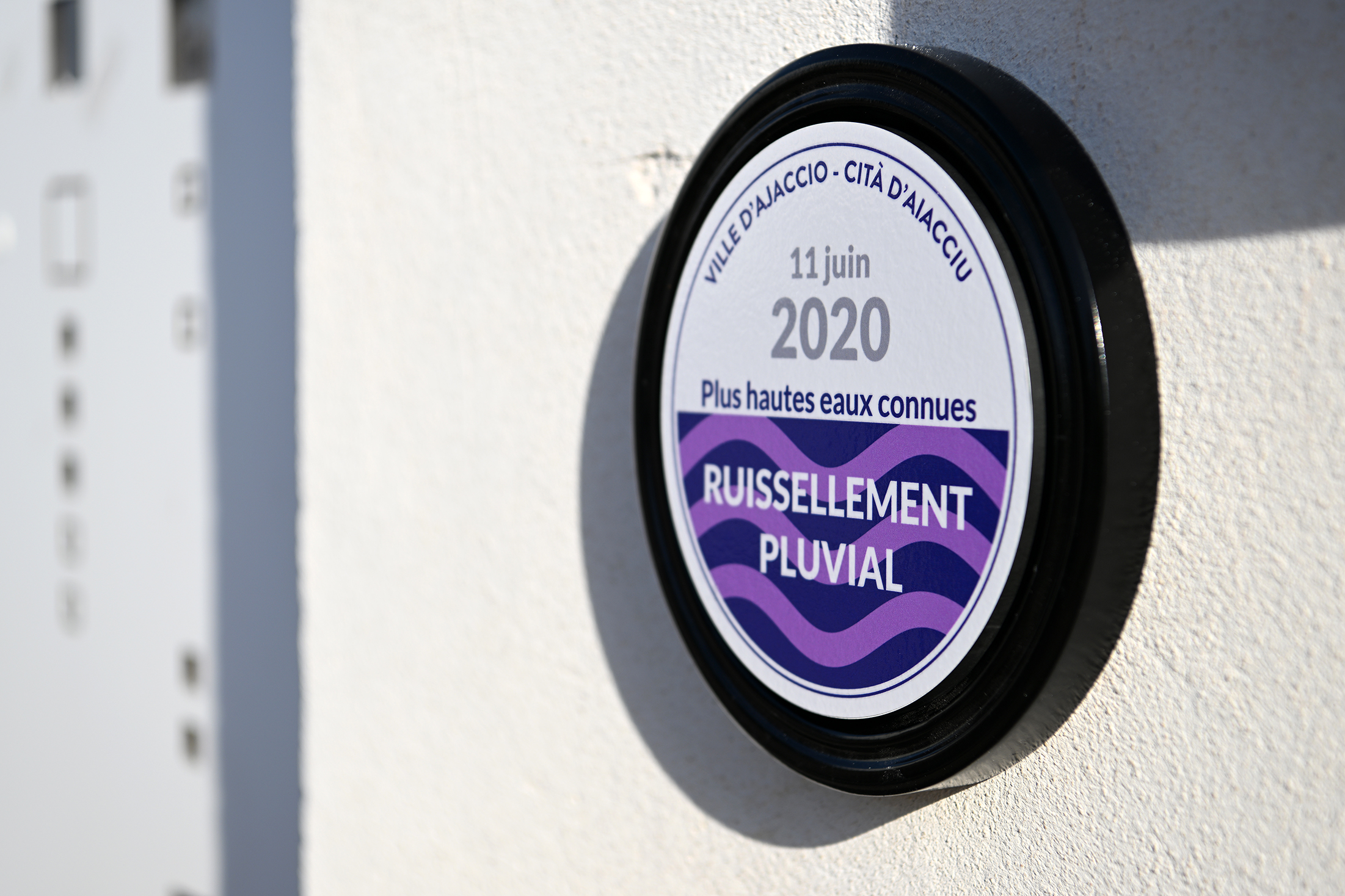Les repères de crues sur la commune d'Ajaccio