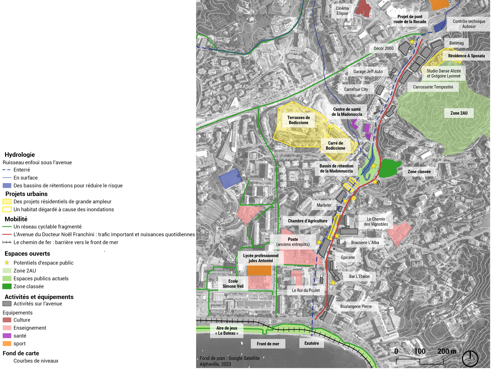Cartes des deux balades réalisées