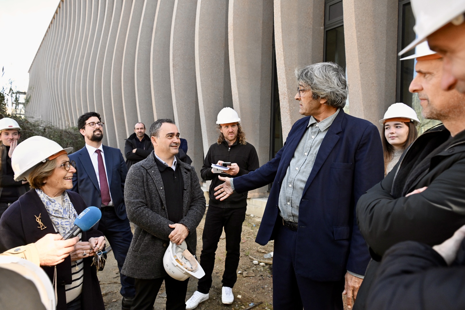 Visite de chantier du CONSERVATOIRE HENRI TOMASI