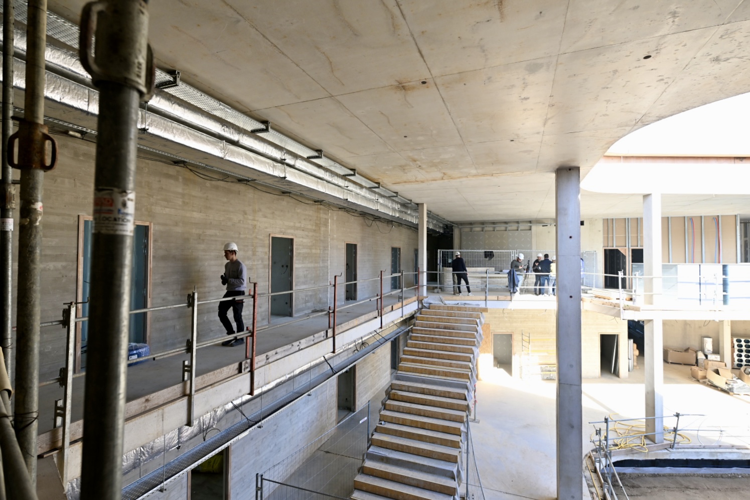Visite de chantier du CONSERVATOIRE HENRI TOMASI