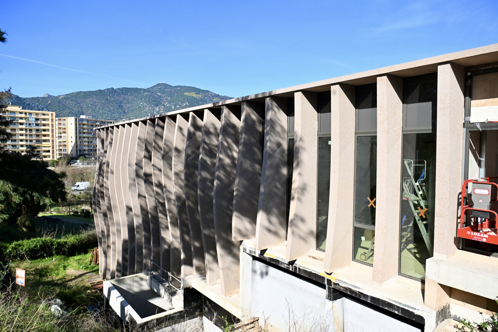 Visite de chantier du CONSERVATOIRE HENRI TOMASI