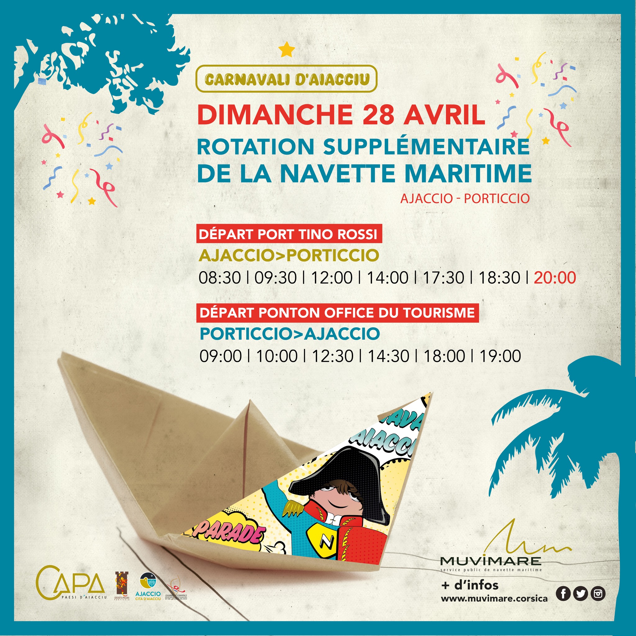 Carnavali d'Aiacciu 2024 : Dimanche 28 avril