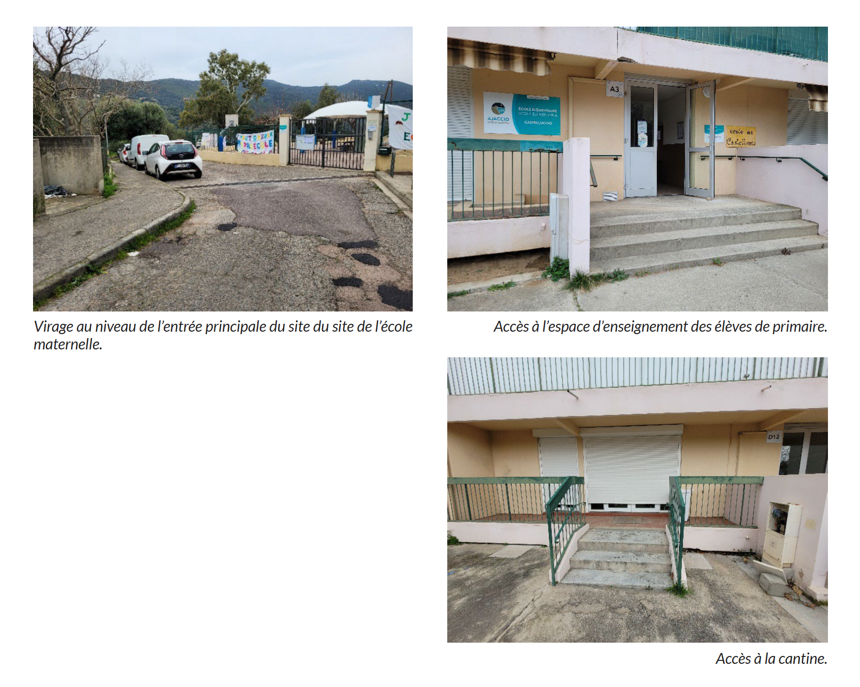 La sécurité des élèves plaide pour une fermeture de l'école de Castelluccio