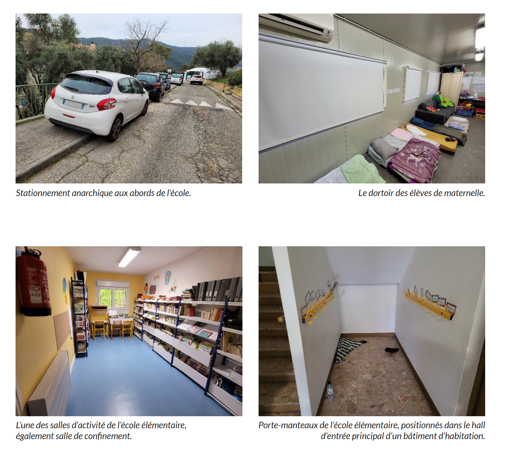 La sécurité des élèves plaide pour une fermeture de l'école de Castelluccio