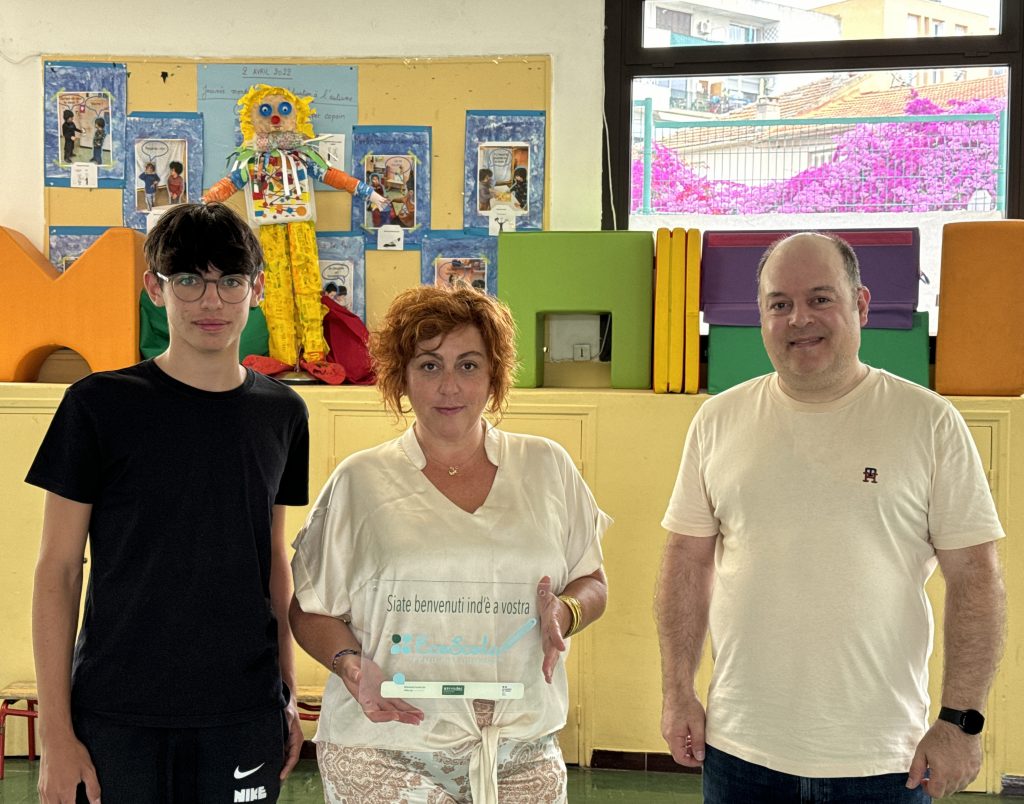 L’école maternelle Saint-Jean et l’école primaire Sampiero, labellisées avec le Syvadec