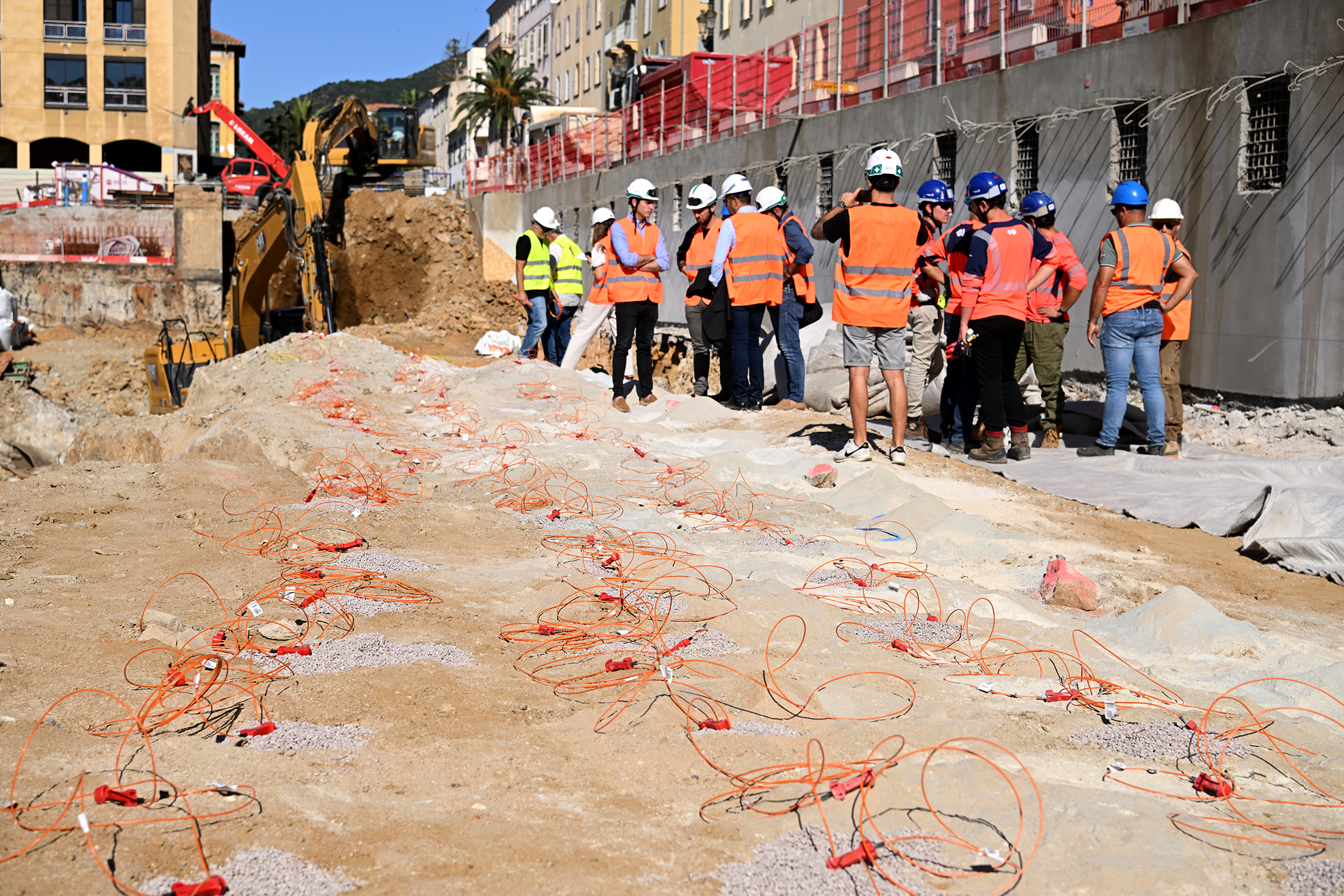 Chantier du Diamant : des opérations de micro-minage pour mieux agrandir le parking.