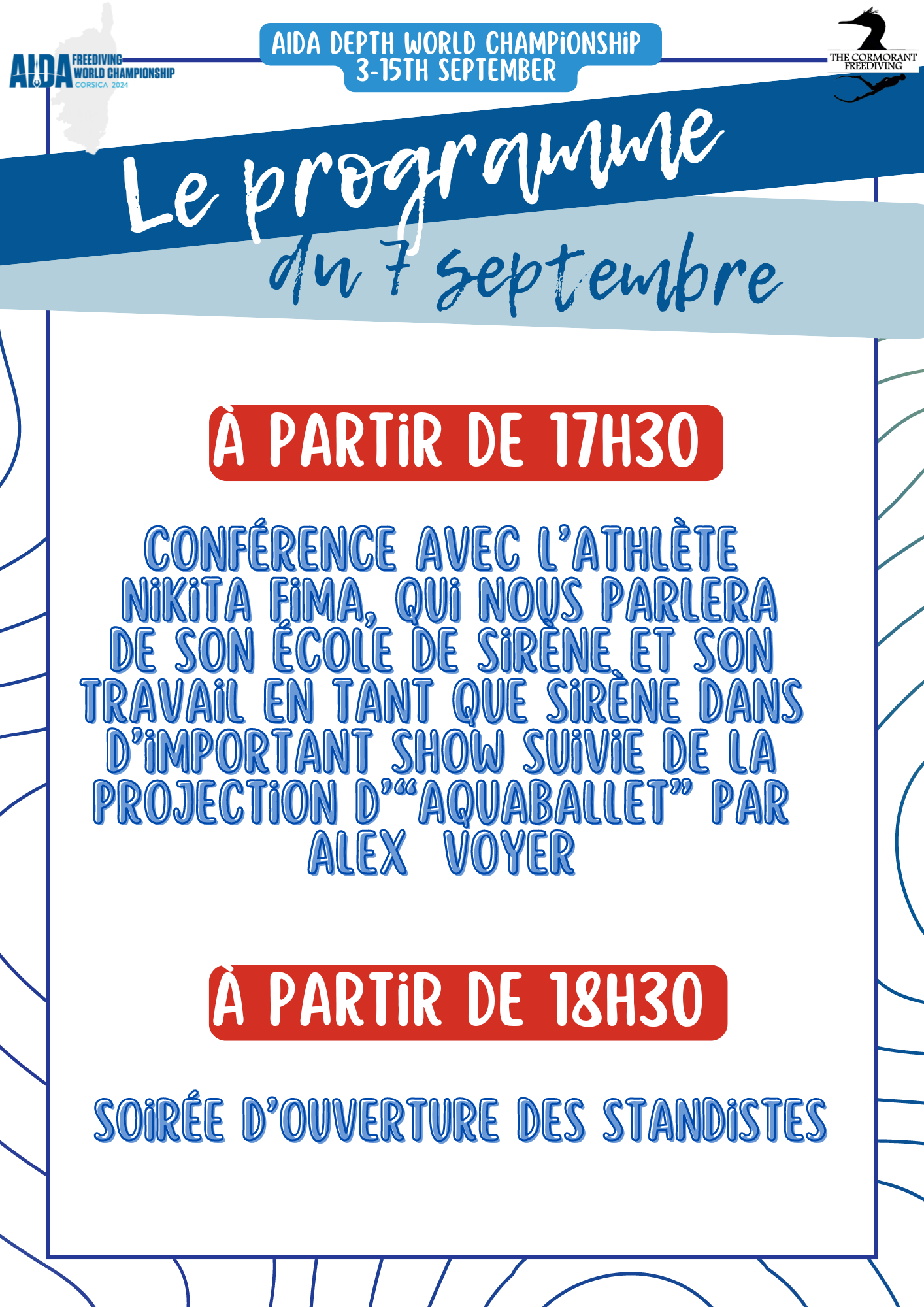 Ajaccio accueille le 33rd AIDA Freediving world championship