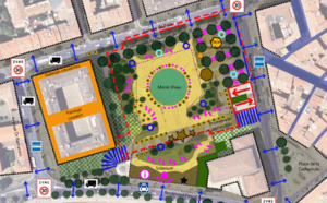 Réaménagement de la place du Diamant et 200 places de parking supplémentaires