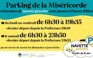 Parking Miséricorde : les horaires des navettes 
