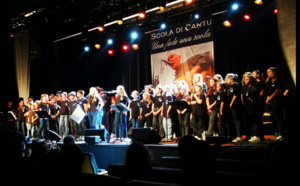 "A scola di cantu di Natale Luciani" pà a festa di a lingua corsa in Aiacciu