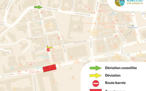 Requalification de la place du Diamant et son parking : règlementation de la circulation