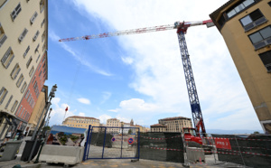 Une deuxième grue en septembre pour le chantier du Diamant
