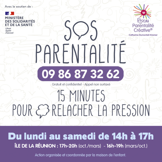SOS Parentalité a un nouveau numéro SOS Parentalité a un nouveau numéro