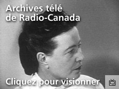Vidéo d'une interview de Simone de Beauvoir censurée en 1959, disponible sur radio-canada.ca