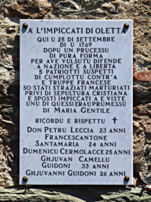 STORIA DI CORSICA: 1769 L'impicati di Oletta STORIA DI CORSICA: 1769 L'impicati di Oletta