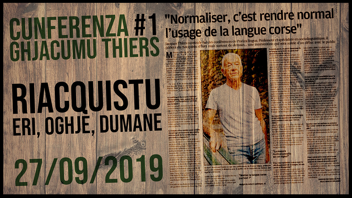 Ciculu di cunferenze : "RAGIUNATE IN PRATICALINGUA"