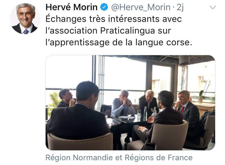 Praticalingua incontra à Hervé Morin