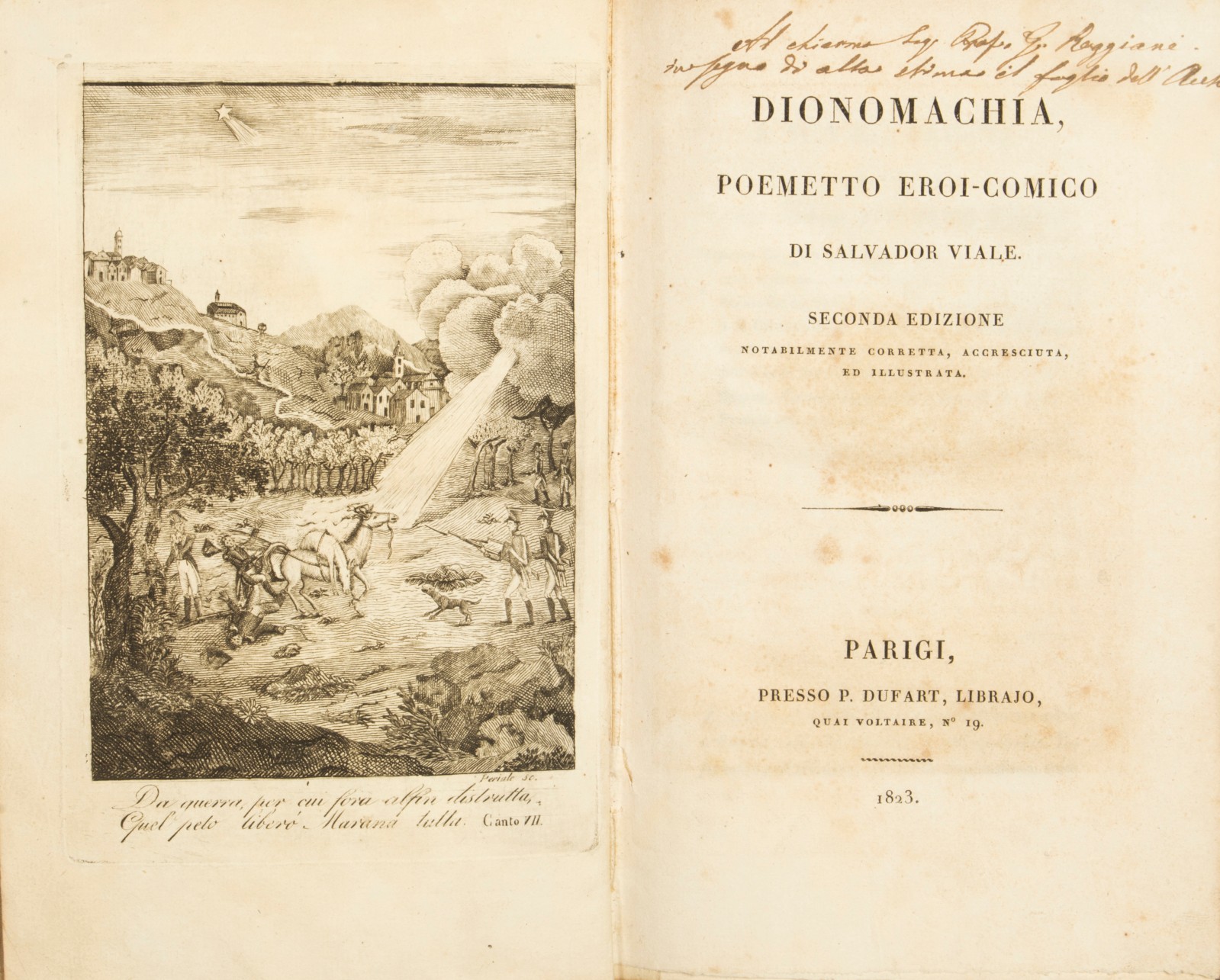 LINGUA - CULTURA - MUSICA : 1817, Salvatore Viale è A Dionomachia